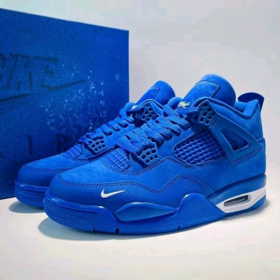 JORDAN 4 NIGEL SYLVESTER BLUE